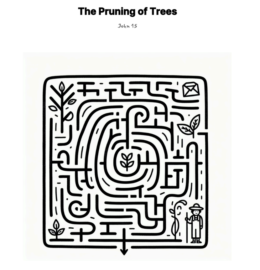 The Pruning of Trees maze